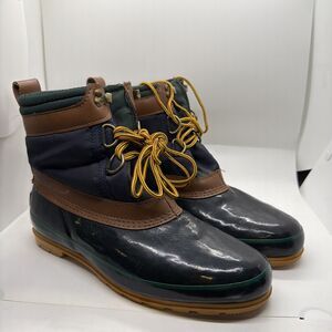 Northwest Territory Women's Duck Boots ThermoLite Insulated Green Blue Size 9